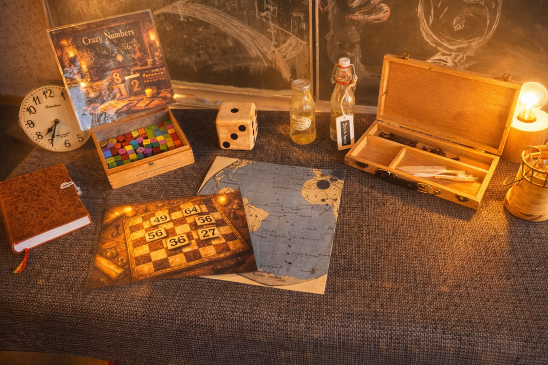 Hier musste gerechnet werden, um den Schlüssel zu finden