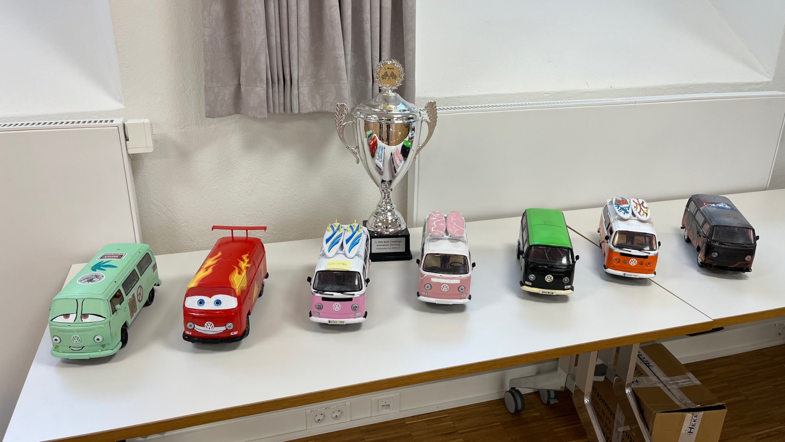 Alle teilnehmenden Bullis