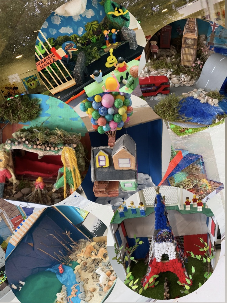 Phantasiewelten im Karton