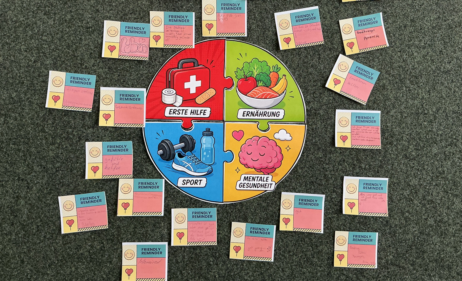 Die vier Projektbausteine